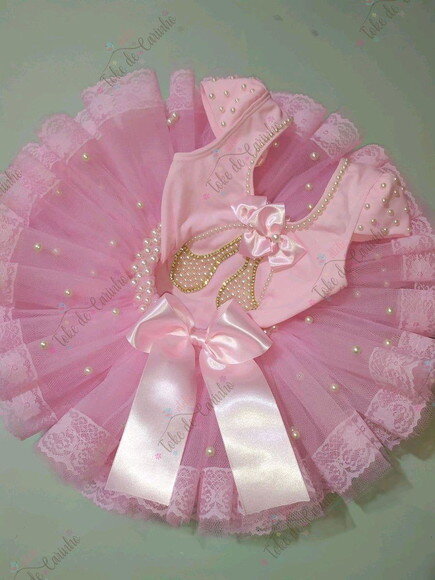 Fantasia Bailarina . Tamanho 7 até 10.
