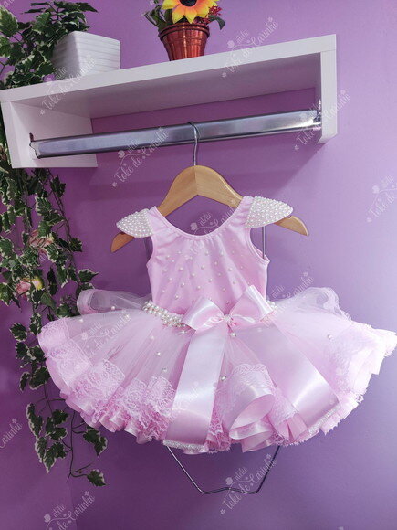 Fantasia Bailarina. Tamanho 1 ou 2 Anos.