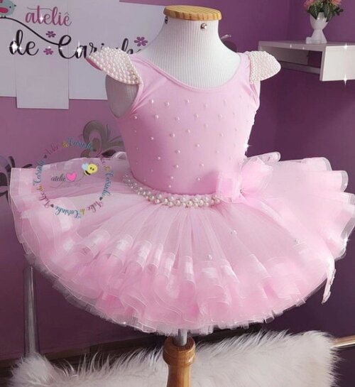 Fantasia Bailarina. Tamanho 1 ou 2 Anos.