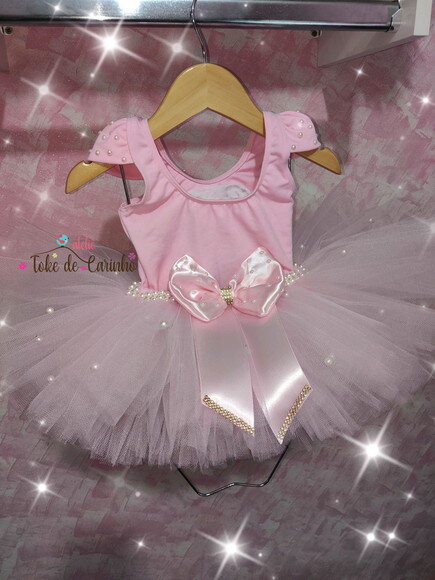 Fantasia Bailarina. Tamanho 1 ou 2 Anos.