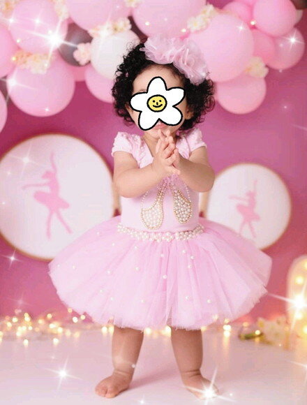 Fantasia Bailarina. Tamanho 1 ou 2 Anos.