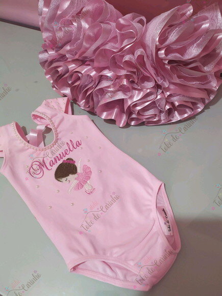 Fantasia Infantil "bailarina". Tamanho 4 ou 6