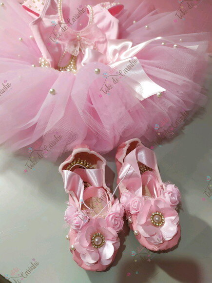Fantasia Infantil bailarina. Tamanho 4 ou 6