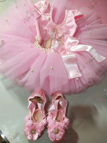 Fantasia Infantil bailarina. Tamanho 4 ou 6