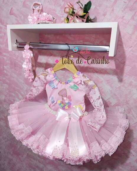 Fantasia Jardim Encantado. Tamanho 1 ou 2 anos. .