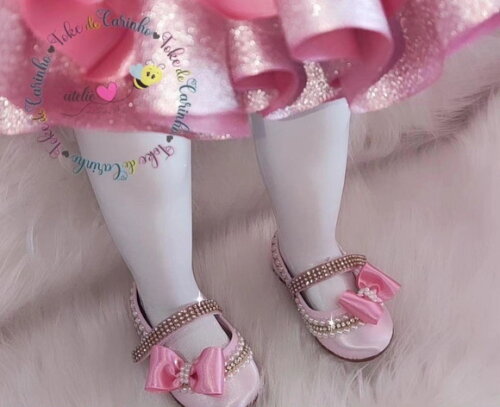 Fantasia Minnie Luxo Completa. Tamanho 1 ou 2 Anos