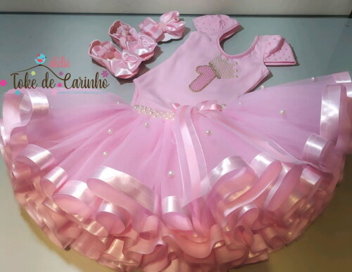 Fantasia Princesa/realeza 4 Peças. Tamanho 1 Ou 2 Anos.