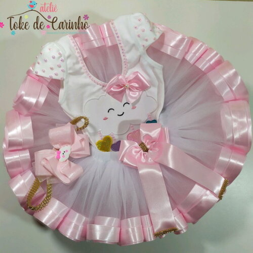 Fantasia tema Chuva de Amor. Tamanho 1 ou 2 anos.