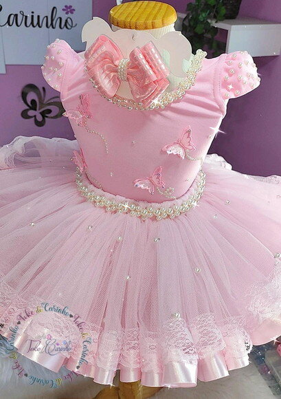 Fantasiajardim da Bailarina. Tamanho 1 ou 2 Anos.