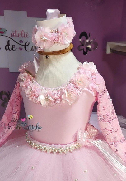 Fantasia/look bailarina Luxo. Tamanho 8 ou 10 Anos