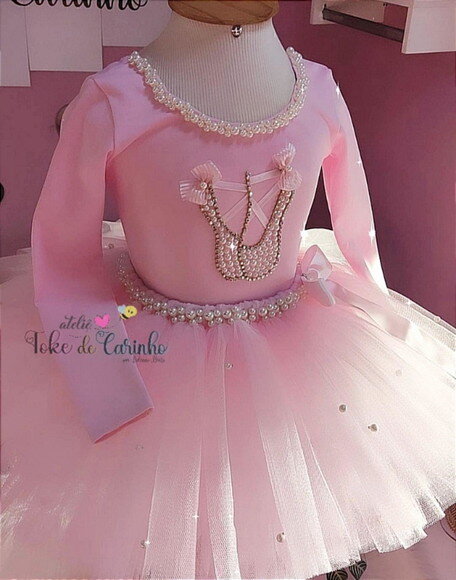 Fantasia/look bailarina. Tamanho 8 ou 10.