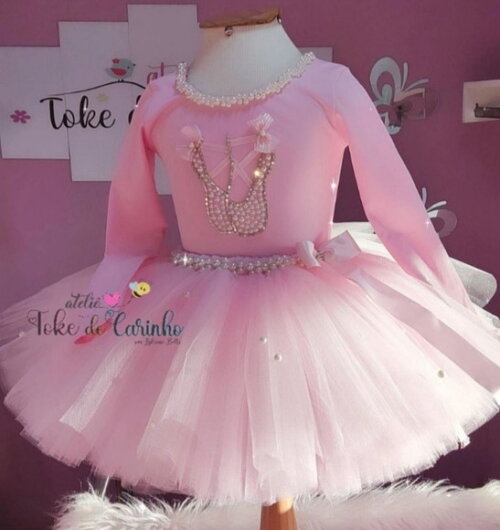 Fantasia/look bailarina. Tamanho 8 ou 10.