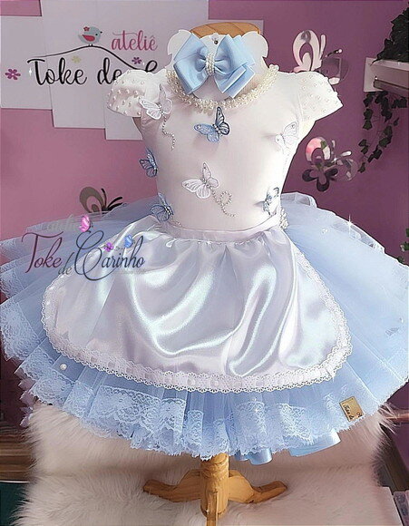 Fantasia/look Alice no País das Maravilhas. Tam 4 ou 6 Anos