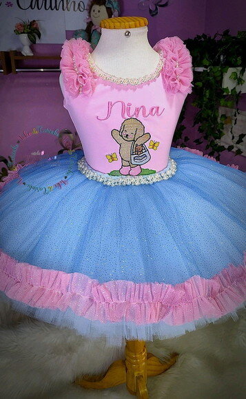 Fantasia/look Tema bobbie Goods. Tamanho 3 até 6 Anos.