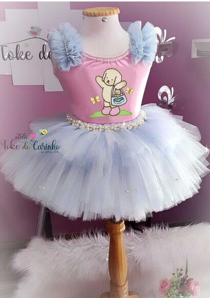 Fantasia/look Tema "bobbie Goods". Tamanho 3 até 6 Anos.