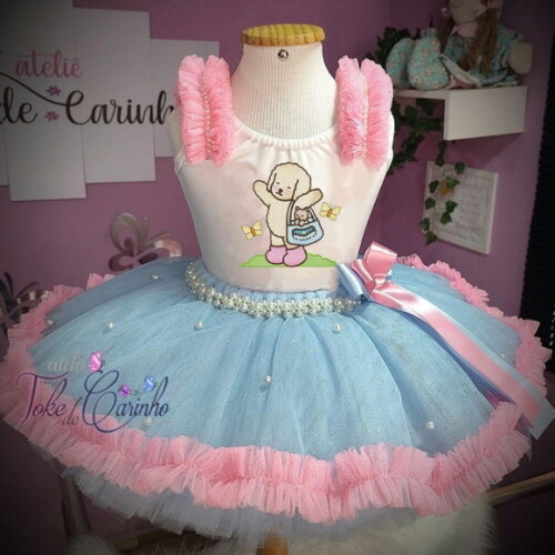 Fantasia/look Tema "bobbie Goods". Tamanho 3 até 6 Anos.