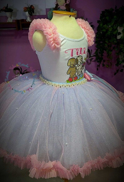 Fantasia/look Tema bobbie Goods. Tamanho 7 até 10 Anos.