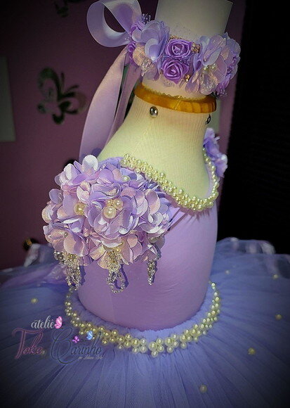 Look jardim da Bailarina Luxo. Tamanho 3 a 6 Anos.