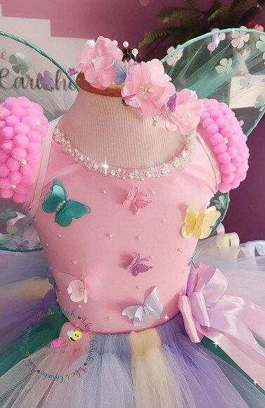 Look jardim Encantado/fada . Tamanho 4 ou 6 Anos.