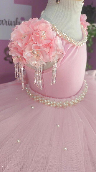 Look Bailarina Luxo 2 Peças. Tamanho 11 até 14 Anos.