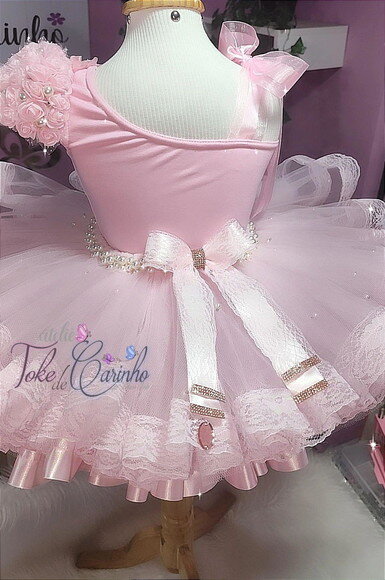 Look Bailarina Luxo 2 Peças. Tamanho 11 até 14 Anos.