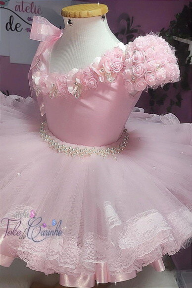Look Bailarina Luxo 2 Peças. Tamanho 11 até 14 Anos.