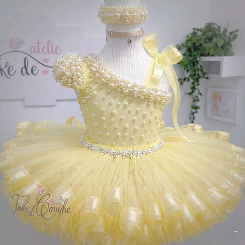 Look Bailarina Luxo 3 Peças. Tamanho 3 até 6 Anos.