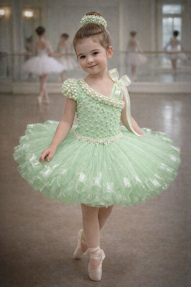 Look Bailarina Luxo 3 Peças. Tamanho 3 até 6 Anos.