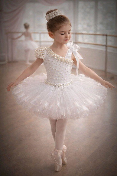 Look Bailarina Luxo 3 Peças. Tamanho 3 até 6 Anos.