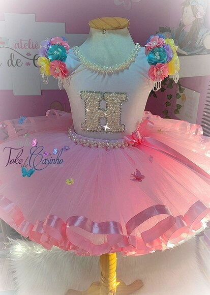 Look de Festa. Tamanho 4 ou 6 Anos.
