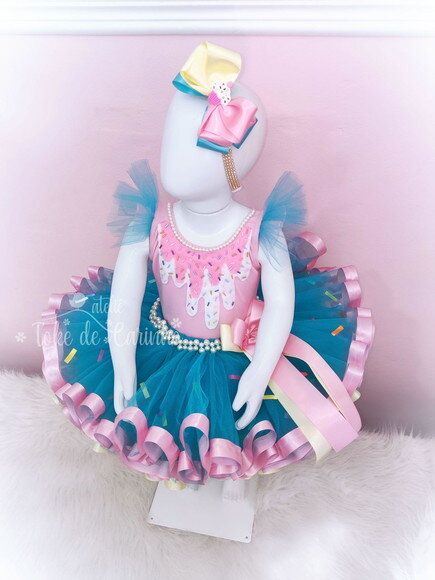 Look Fantasia Tema doces. Tamanho 3 até 6 Anos.
