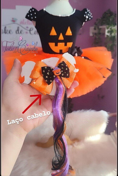 Look Heloween .tamanho 8 ou 10 Anos.