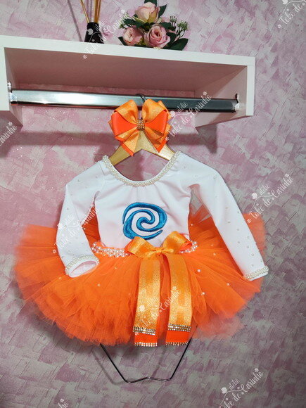 Look infantil tema Moana. Tamanho 1 ou 2 anos