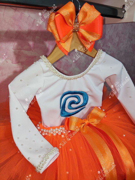 Look infantil tema Moana. Tamanho 1 ou 2 anos