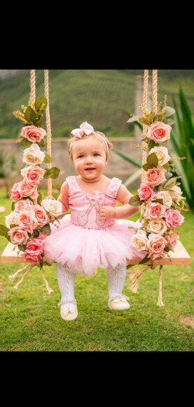 Look Tema bailarina. Tamanho 1 ou 2 Anos.