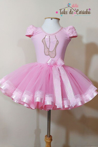 Look Tema bailarina. Tamanho 3 a 6 Anos