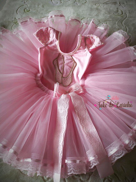 Look Tema "bailarina". Tamanho 4 ou 6 Anos