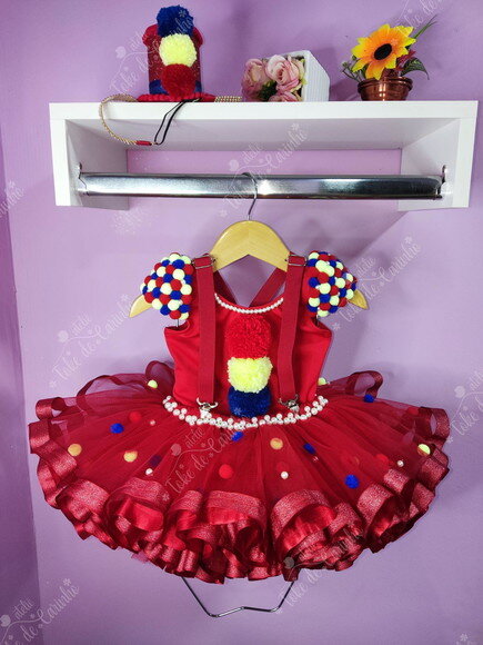 Look Tema circo. Tamanho 4 ou 6 Anos.