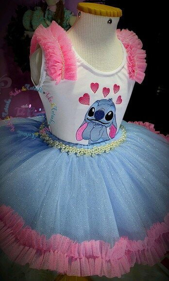 Look/fantasia stitch. Tamanho 3 até 6 Anos.