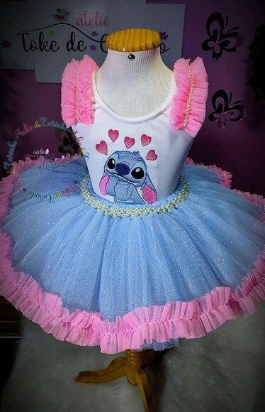 Look/fantasia stitch. Tamanho 3 até 6 Anos.