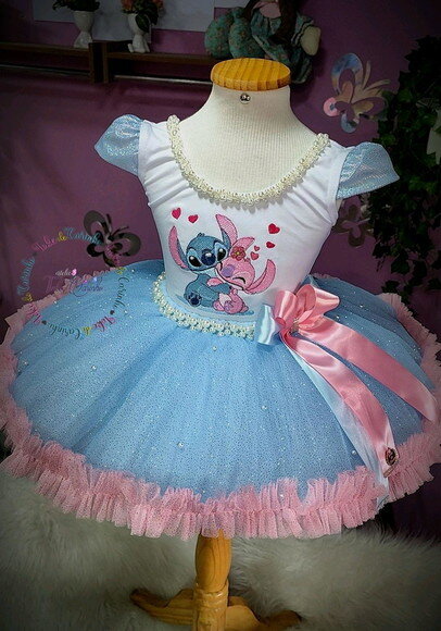 Look/fantasia stitch. Tamanho 3 até 6 Anos.