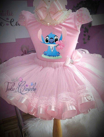 Look/fantasia stitch. Tamanho 3 até 6 Anos.