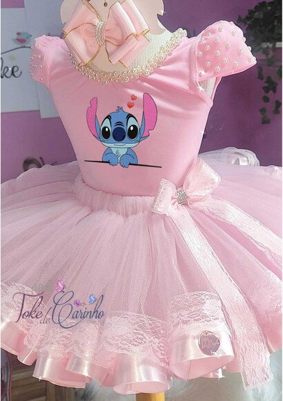 Look/fantasia stitch. Tamanho 3 até 6 Anos.