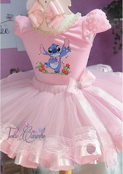 Look/fantasia stitch. Tamanho 3 até 6 Anos.