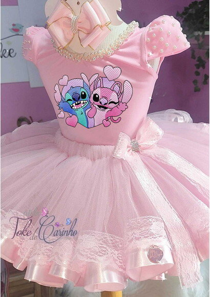 Look/fantasia stitch. Tamanho 3 até 6 Anos.