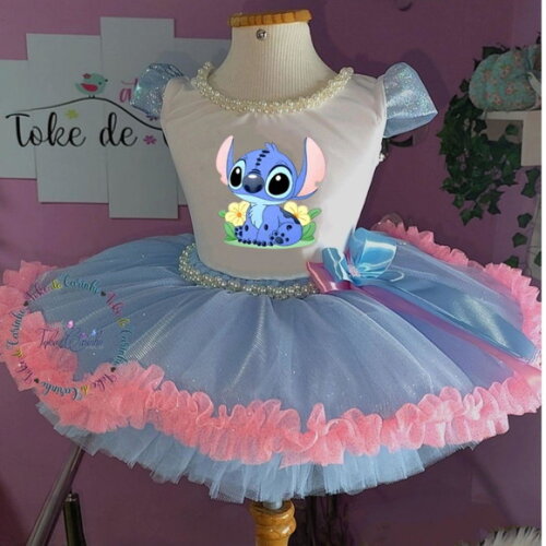 Look/fantasia "stitch". Tamanho 3 até 6 Anos.