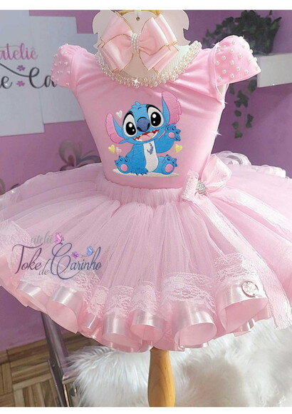 Look/fantasia stitch. Tamanho 3 até 6 Anos.