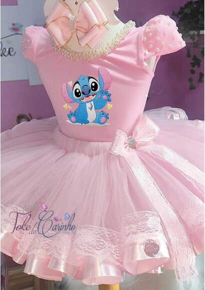 Look/fantasia stitch. Tamanho 3 até 6 Anos.