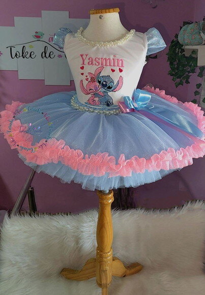 Look/fantasia stitch. Tamanho 3 até 6 Anos.