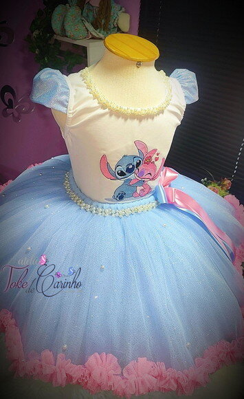 Look/fantasia stitch. Tamanho 3 até 6 Anos.